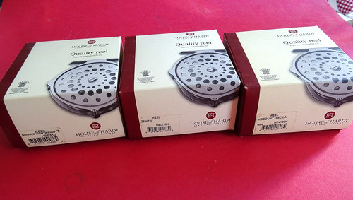 Vintage hardy retail reel - 3x,